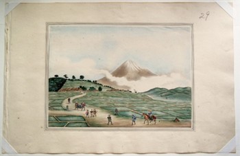 台紙ごと切り離された風景画（富士山）.jpg
